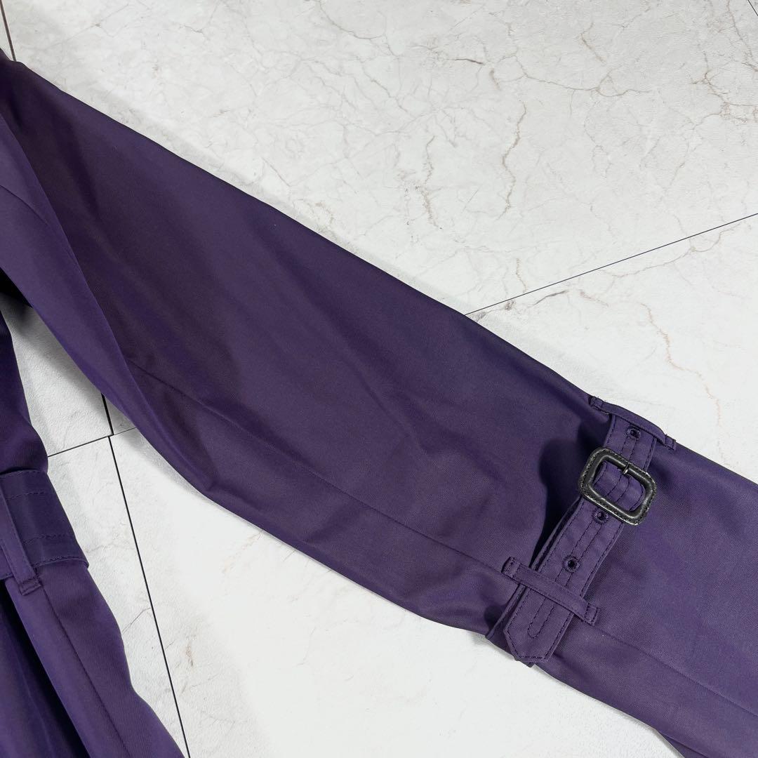 ✨未使用級 アクアスキュータム 希少カラー トレンチコート ライナー チェック