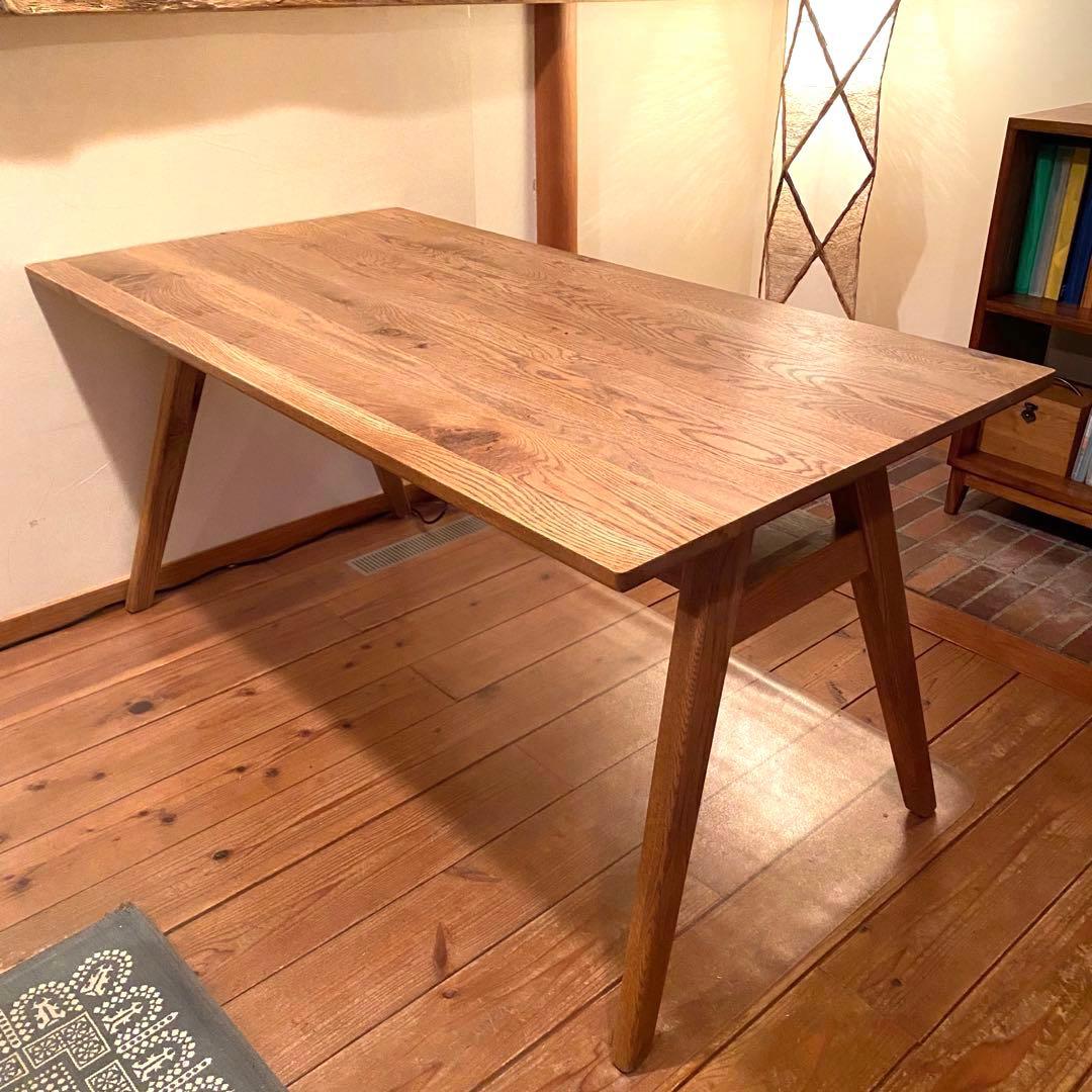 unico (ウニコ) ADDAY ダイニングテーブル W1500 オーク無垢材