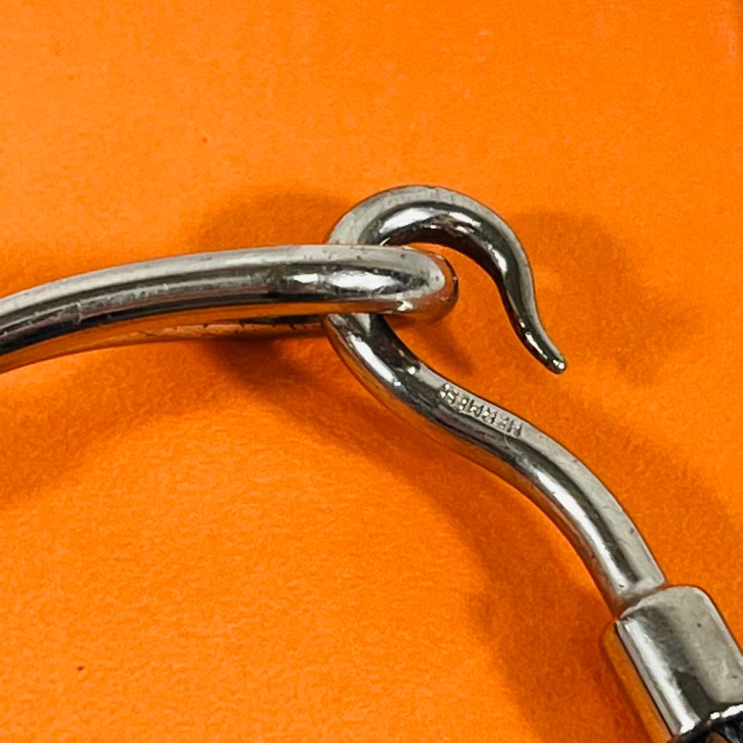 HERMES エルメス ジャンボ　編み込み　レザーバングル　ブレスレット箱無