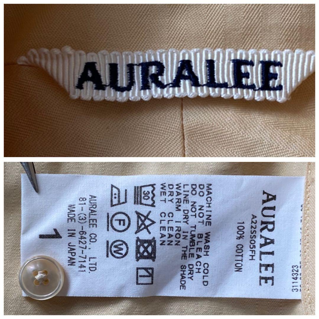 トップス AURALEE WASHED FINX HALF SLEEVED SHIRTS