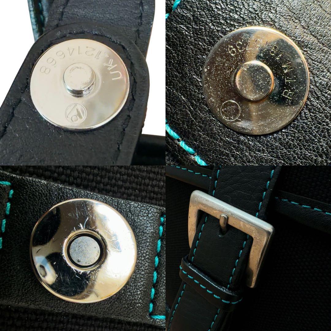 希少/美品✨バーバリー ブラックレーベル トートバッグ 肩掛け ブラック レザー