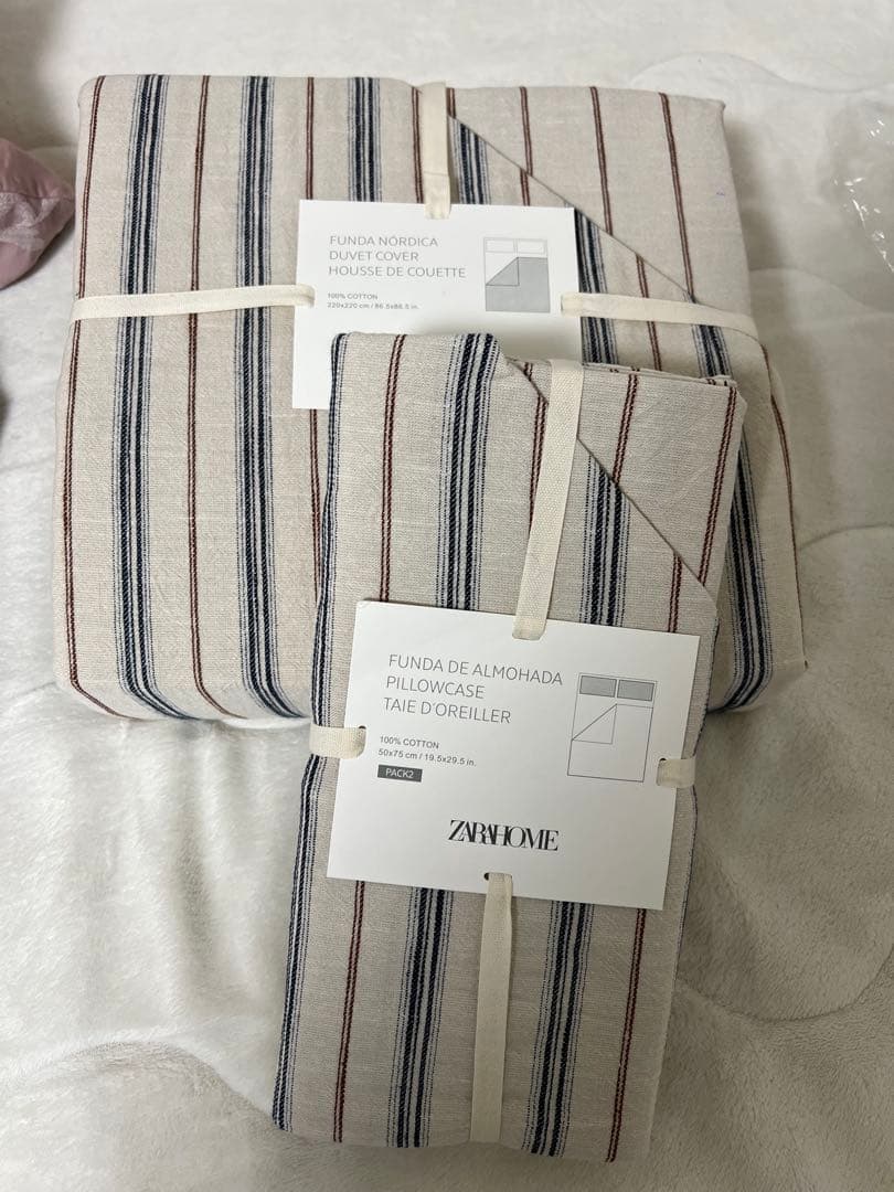 ZARA  掛け布団カバーと枕カバーセット