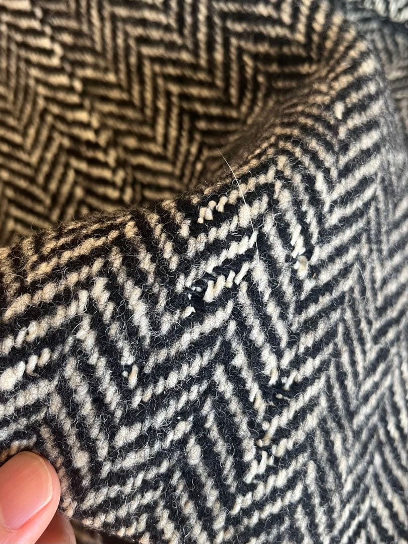 t*s様 バーバリー 一枚袖 ヘリンボーン コート ツイード ダブル コート 英