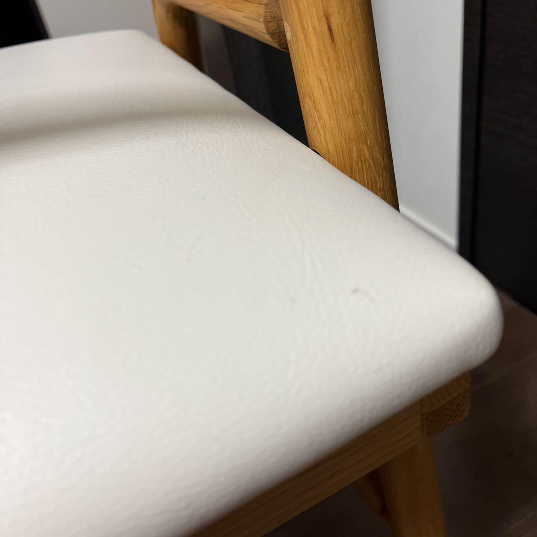 北欧スタイル無垢材デスクチェア