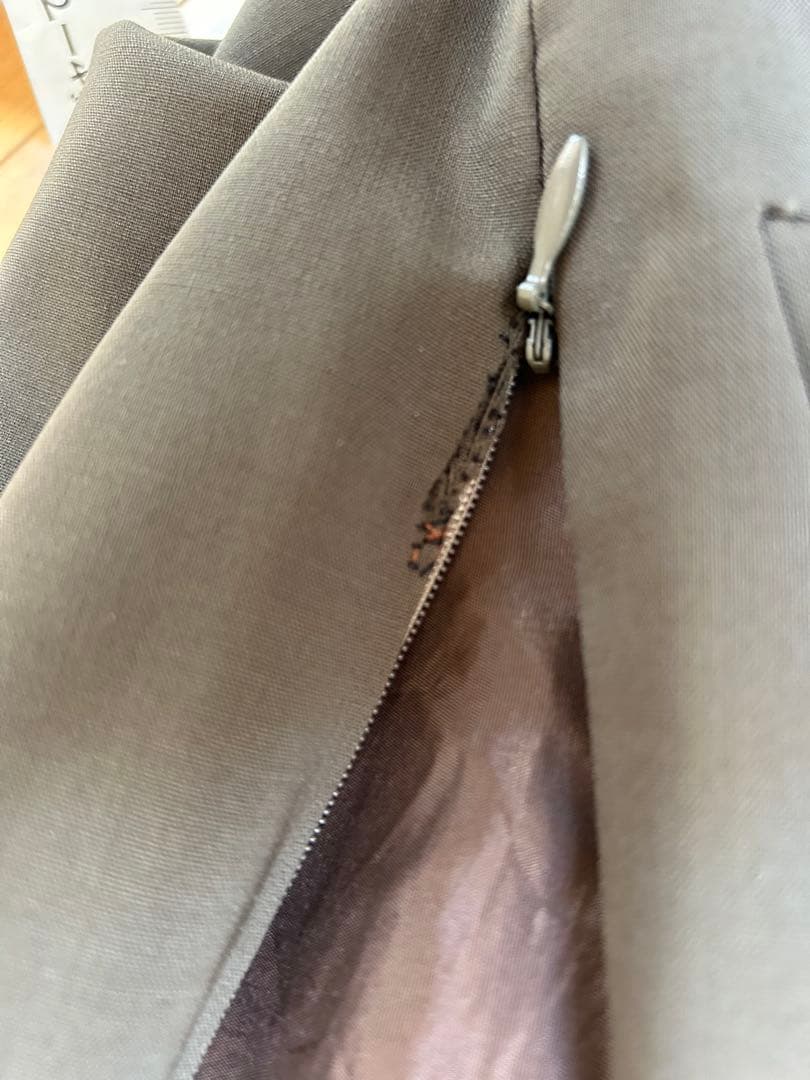 ETRO ダークブラウン パンツスーツ 上下セット　ストレッチ生地