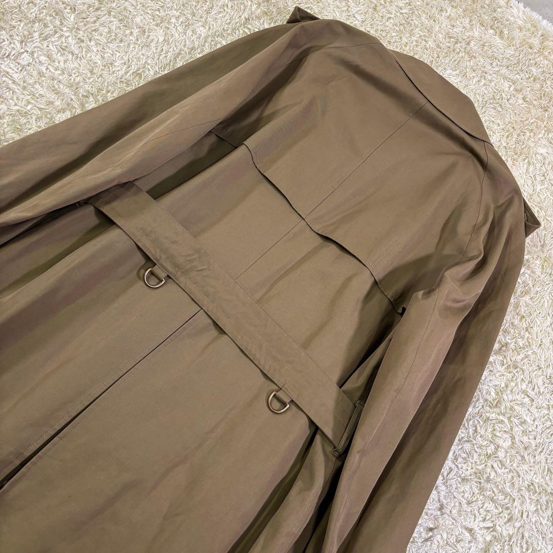 美品　アクアスキュータム　アクア5 ギンガムチェック　ライナー　トレンチコート