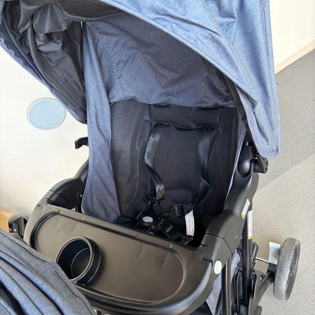 【極美品】KATOJI カトージ 二人でゴーdx デラックス 二人乗りベビーカー