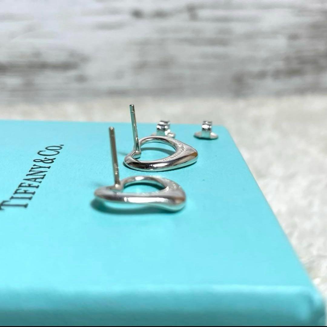 TIFFANY&Co.ティファニー　オープンハートピアス　925 箱ポーチセット