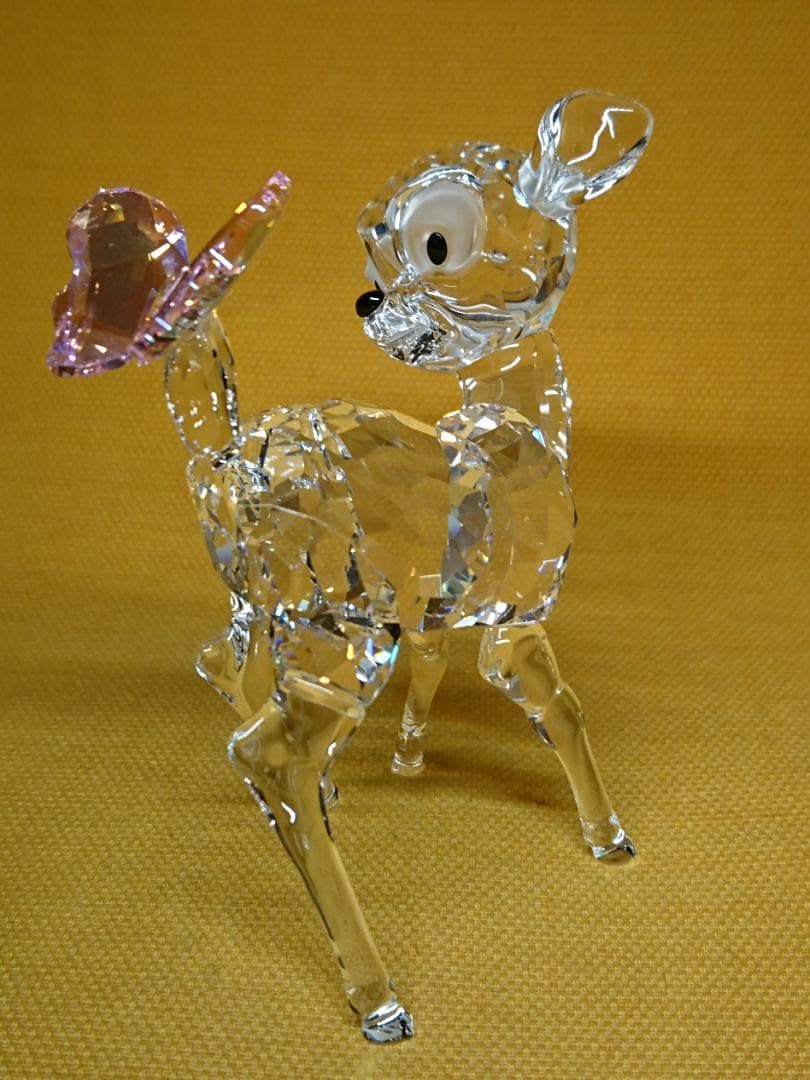 【美品】スワロフスキー　ディズニー　バンビ　置物　工芸品　美術品　A3350