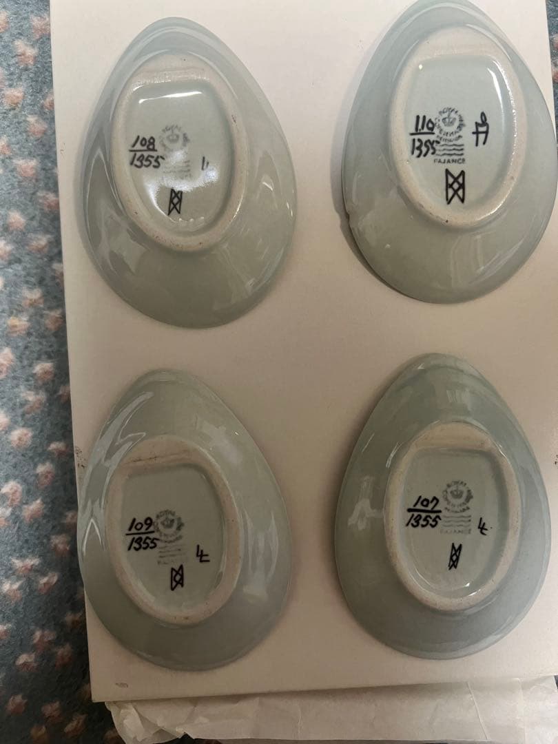 ロイヤルコペンハーゲン tenera Beth Breyen 鳥のプレート4枚