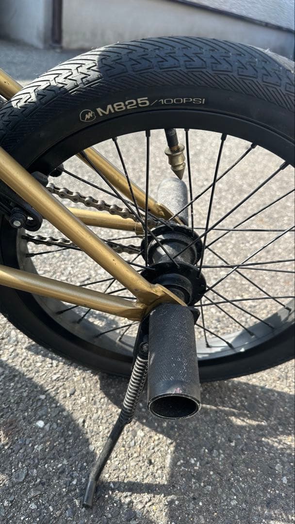 キッズ BMX自転車 子供 ゴールド 16インチ MOTEL WORKS