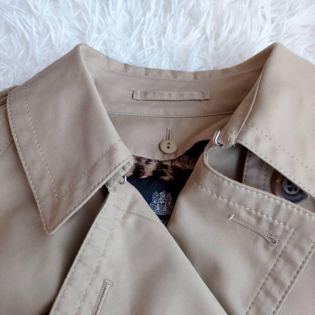 ◾︎極美品◾︎ アクアスキュータム トレンチコート ライナー 2way レオパード