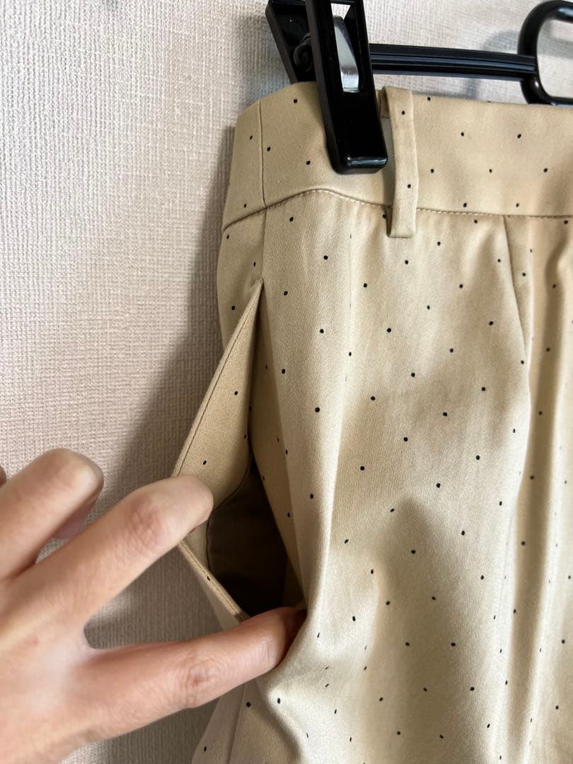 【希少】Paul Smith ポールスミス ベージュ ドット柄 上下スーツ 9号