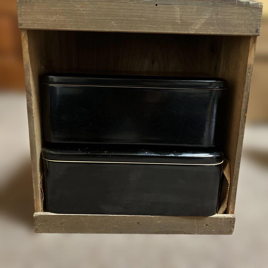 輪島塗重箱 アンティーク　木箱入り