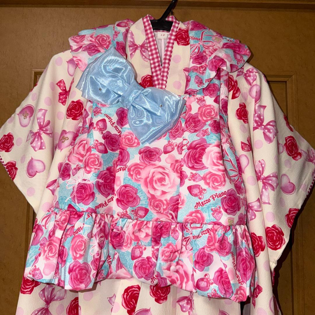 超美品♡Mezzo Piano メゾピアノ 被布セット♡７点セット　七五三 ３歳