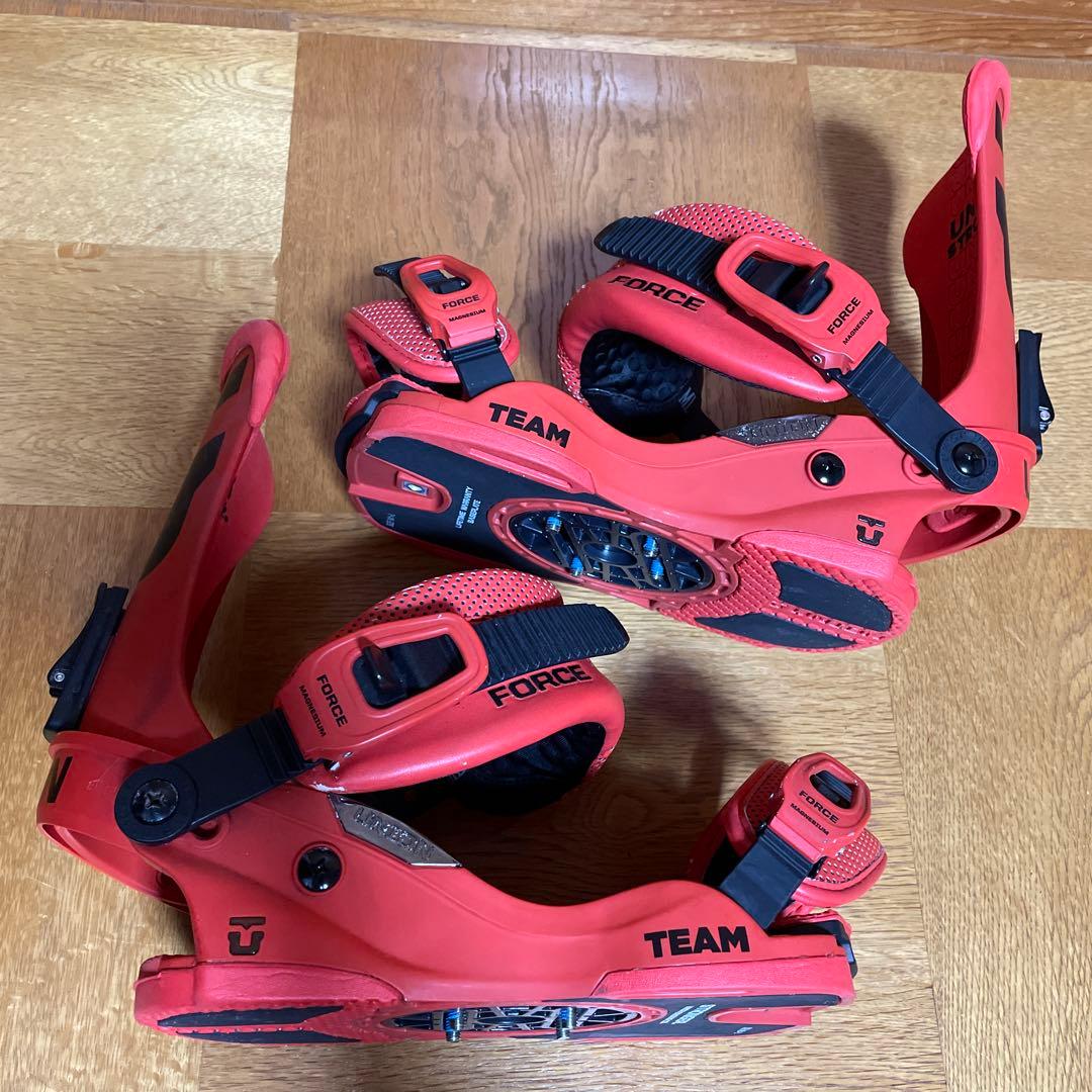 union ユニオン　FORCE TEAM ビンディング　フォース　チーム　赤