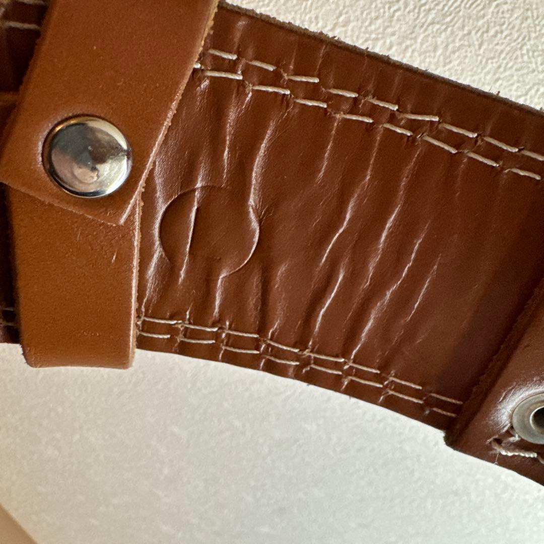 ゴールドジム　トレーニング・パワーベルト ブラウン　Lサイズ