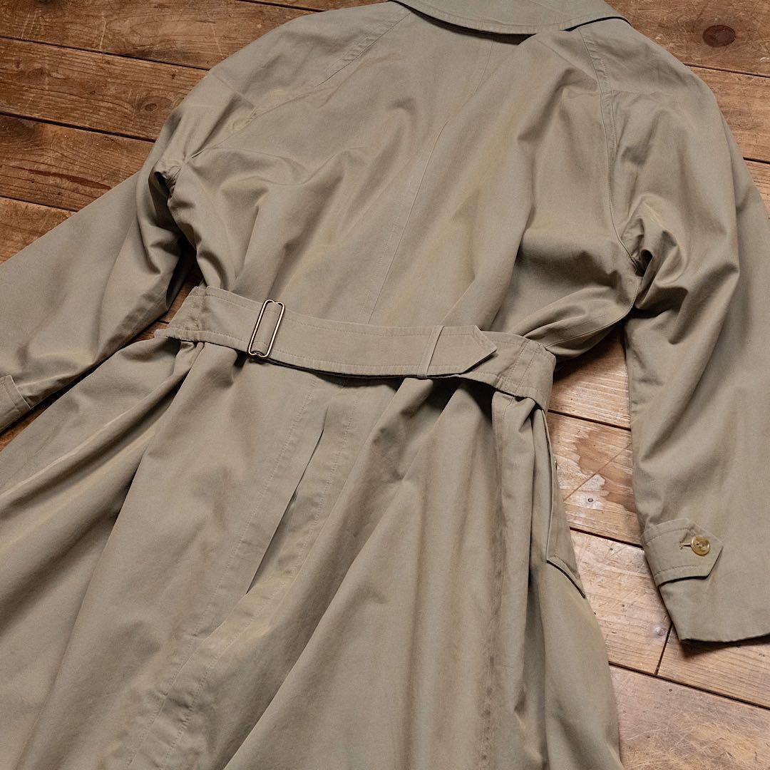 80s バーバリー タイロッケン 英国製 48 ヴィンテージ 一枚袖 微玉虫