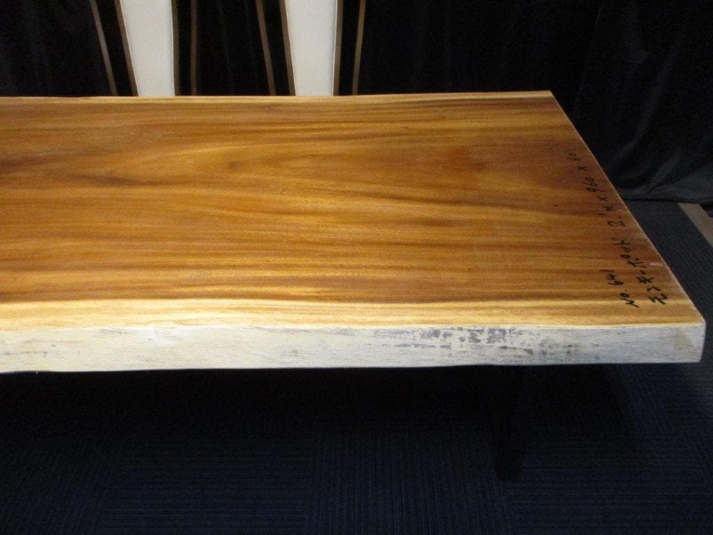 # 787 ■　モンキーポッド　テーブル　ローテーブル　ダイニング　座卓　一枚板