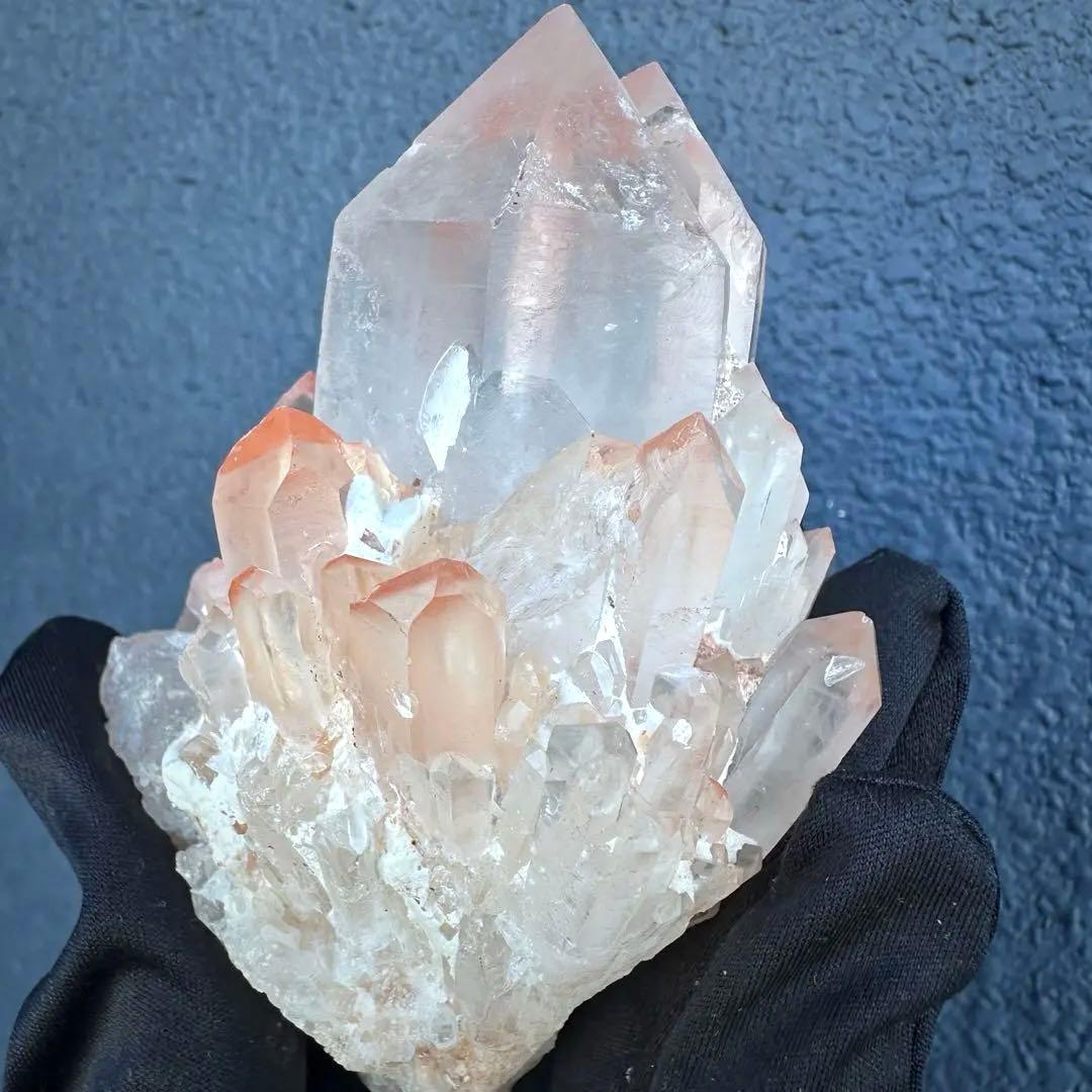 爆アレ❗️可愛いピンク♡超綺麗マダガスカル産パイナップルピンククラスターA1167