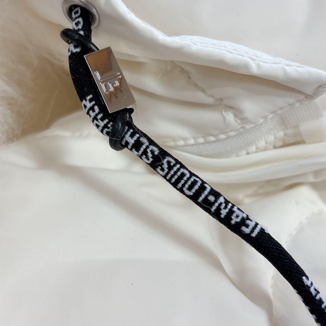 タグ付き ジャンルイシェレル 高級 ダウンジャケット ブルーフォックスファー