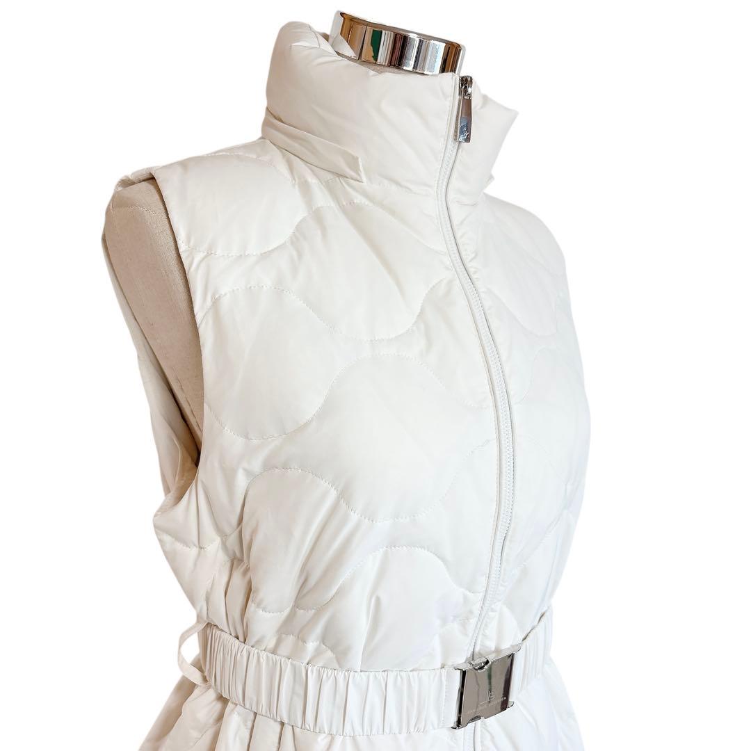 タグ付き ジャンルイシェレル 高級 ダウンジャケット ブルーフォックスファー