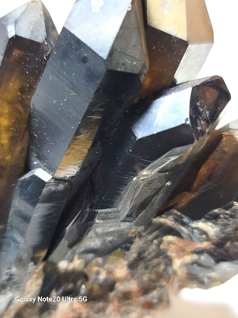 天然石　モリオンクラスター