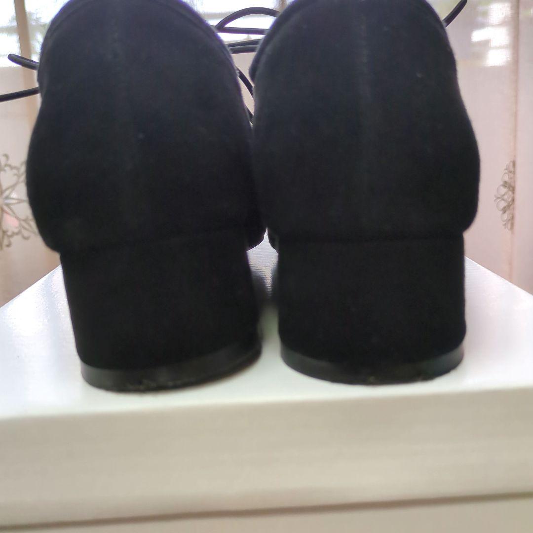 【極美品】今季最新 ブラック パンプス サイズ 23.5 ルタロン