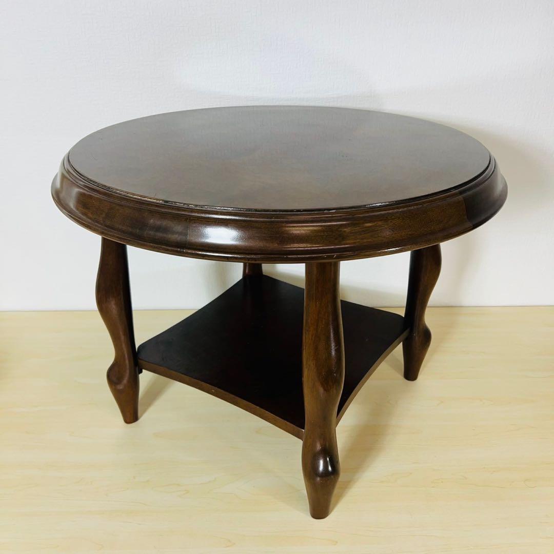 maruni マルニ木工 猫脚 サイドテーブル コーヒーテーブル 丸テーブル 円