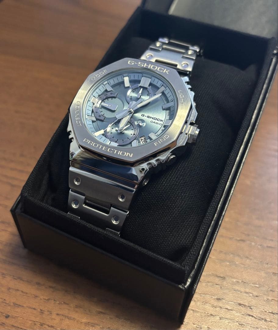 フルメタル G-SHOCK GMC-B2100AD-2AJF アイスブルー