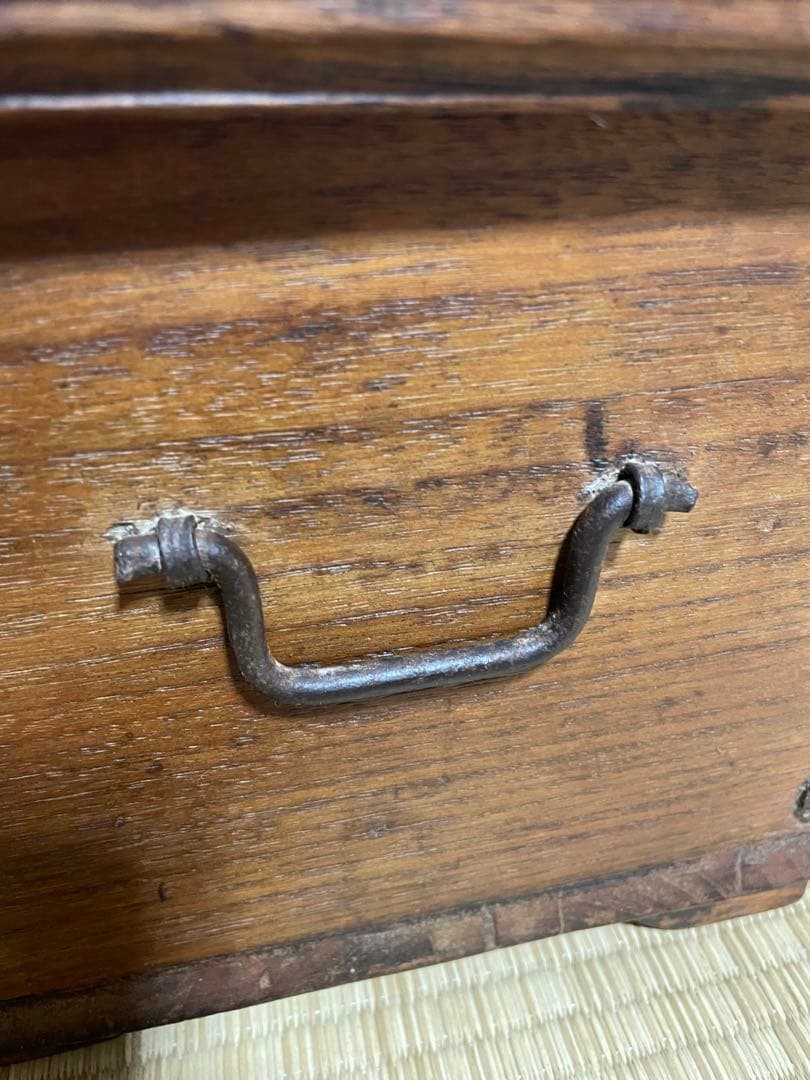 インド　ビンテージ　チークボックス　old maison