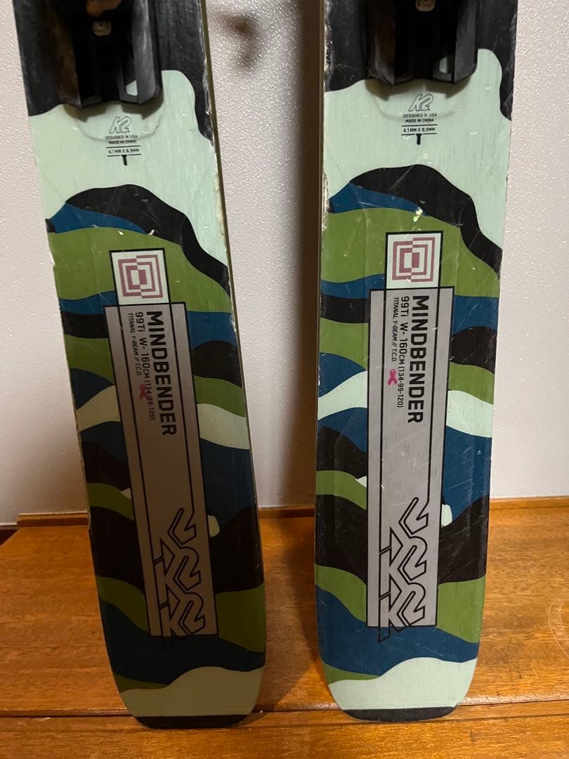 スキー板　k2 MINDBENDER 99Ti W 160cm