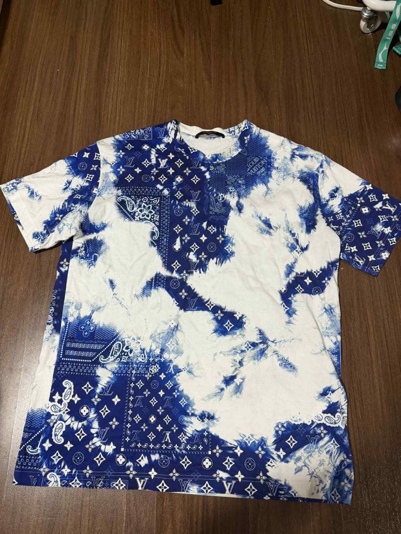 ルイ・ヴィトン メンズ モノグラムバンダナ Tシャツ Size L