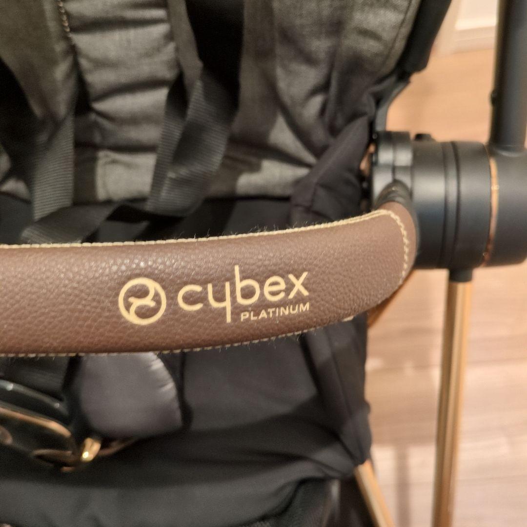 サイベックスミオスcybex miosローズゴールド ベビーカー フットマフ付