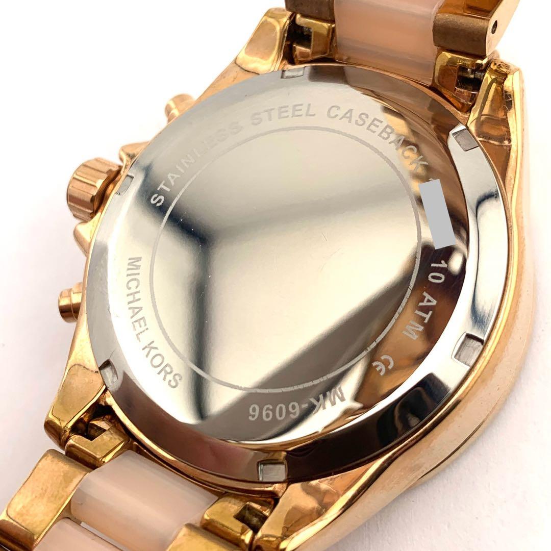 7-5185 Michael Kors MK-6096 ローズゴールド クロノ