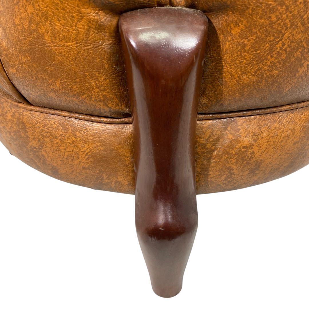 【美品】マルニ木工 ベルサイユ オットマン ブラウン②