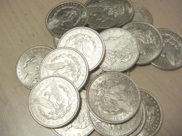 ★3枚の価格★ アメリカ モルガンダラー 銀貨 1921年 本物　1ドル