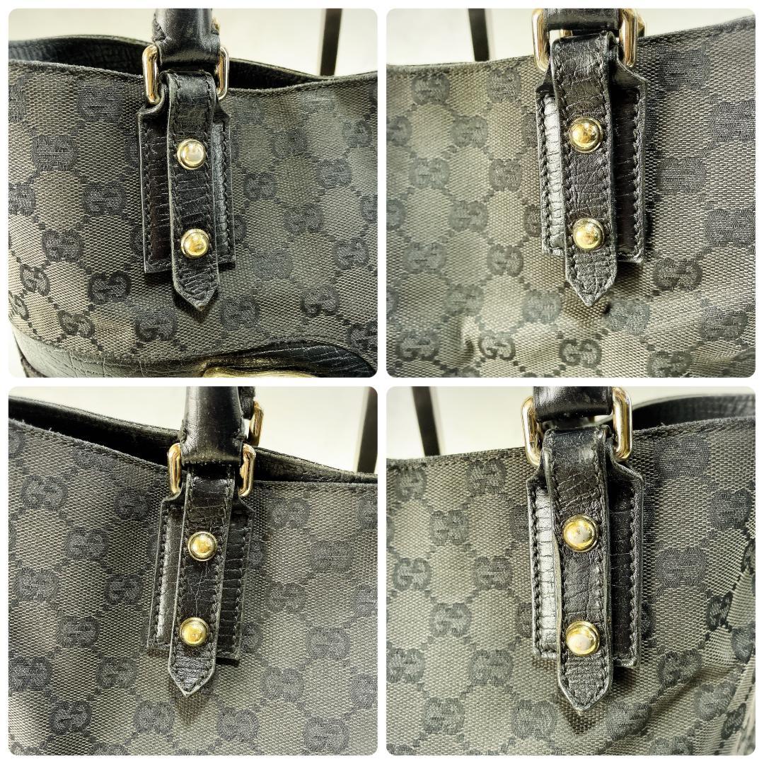 GUCCI トートバッグ シェリーライン ホースビット GG柄 A4収納