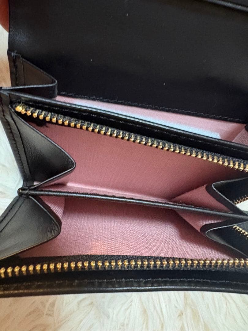 FEILER ハイジ　二つ折り財布　ブラック