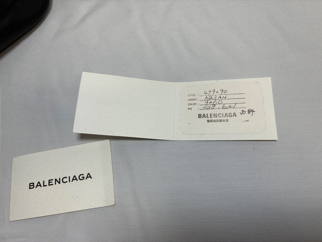 BALENCIAGA トートバッグ ホワイト/ブラック