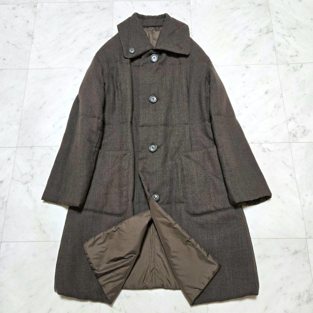 美品 Plantation プランテーション ウール 中綿コート リバーシブル