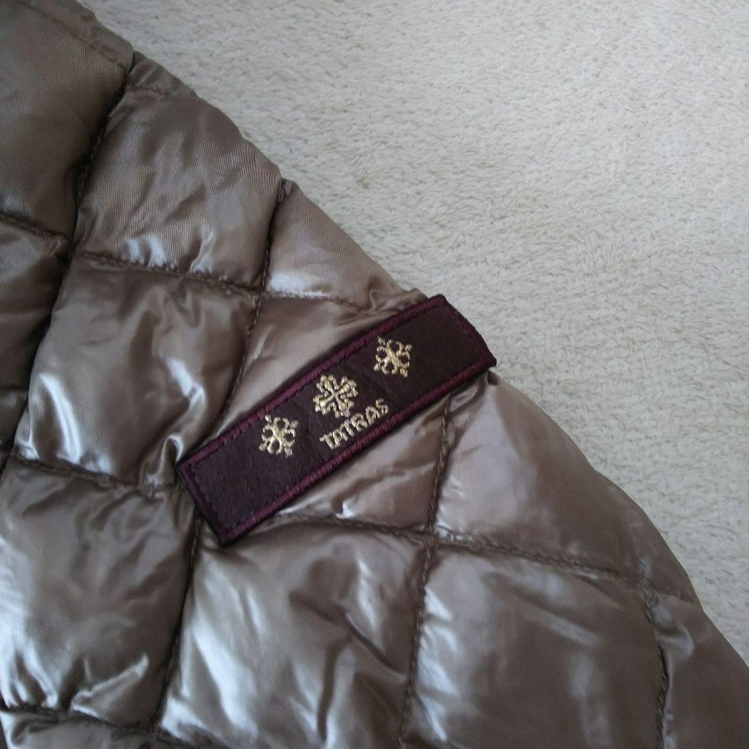 【美品 M】TATRAS タトラス ダウンコート キルティング ベルト