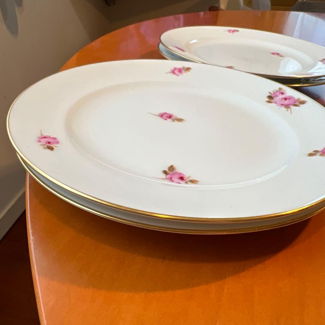 大倉陶器　デザートプレート　ローズ