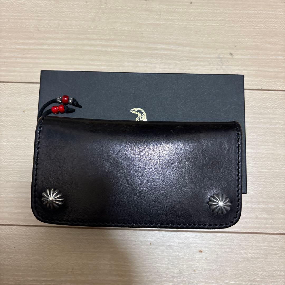 LARRY SMITH ブラック レザー 長財布