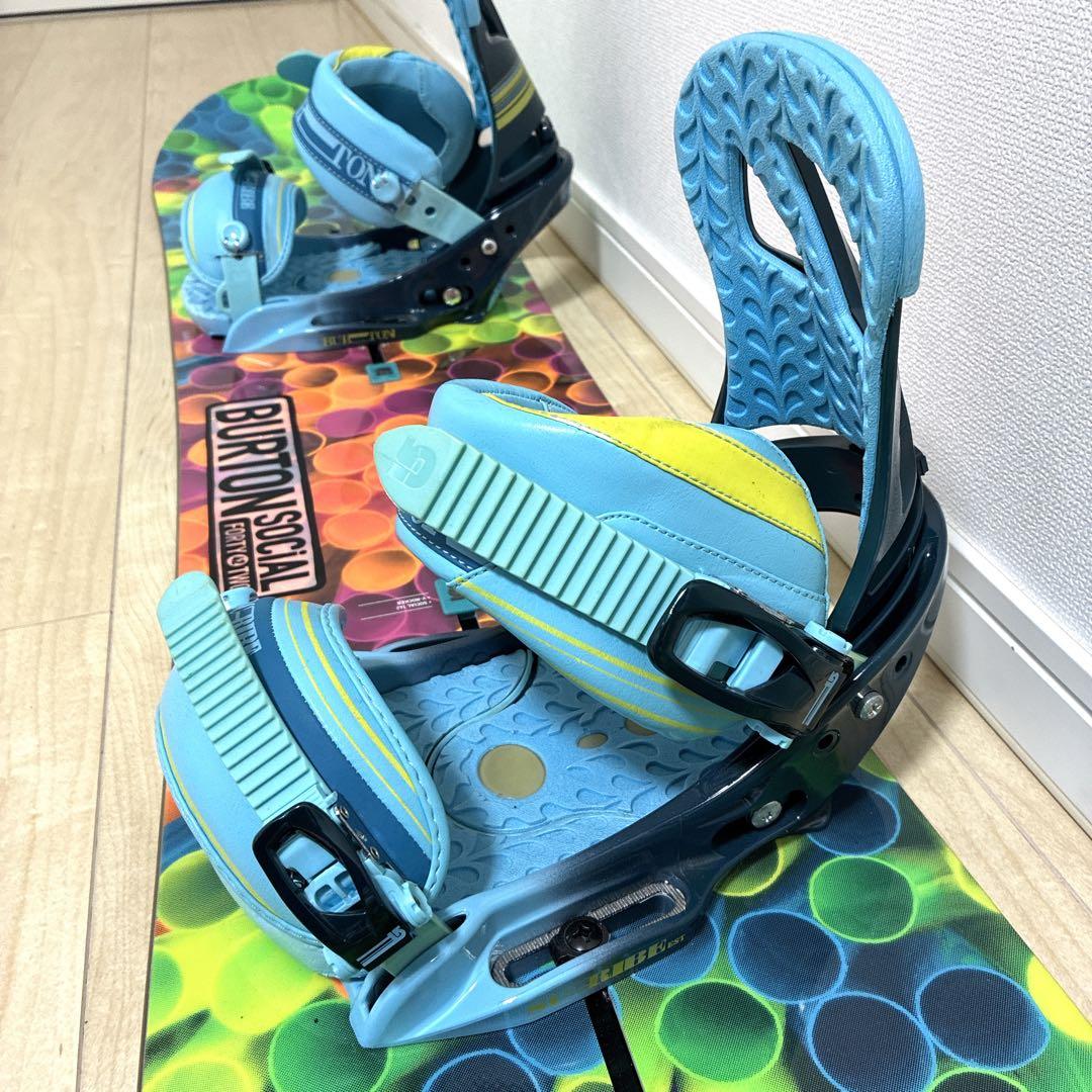 【美品】BURTON SOCIAL 142㎝ SCRIBE S カバー付き