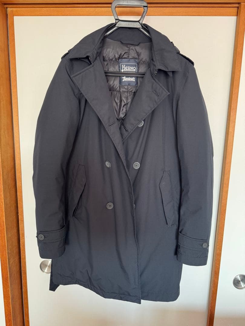 Herno Laminar GORE-TEX ダウンコート ネイビー L(48)