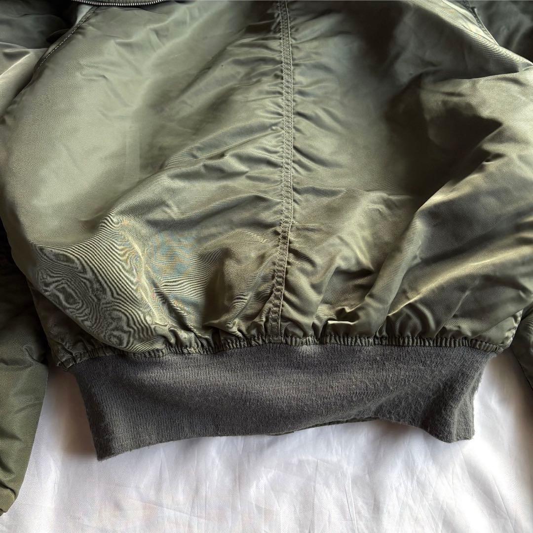 旧タグ　N-2B アルファインダストリーズ　フライトジャケット　USA製　L