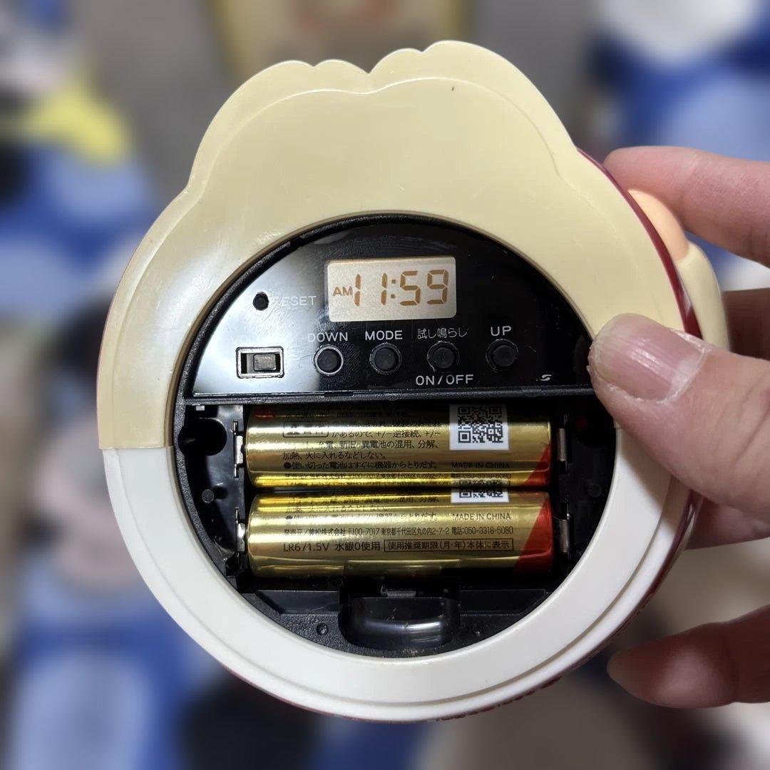 希少　1987年　昭和レトロ 目覚まし時計 ドキドキ お母さん　美品　未開封