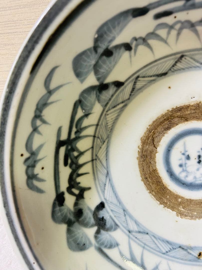 清時代染付け皿
