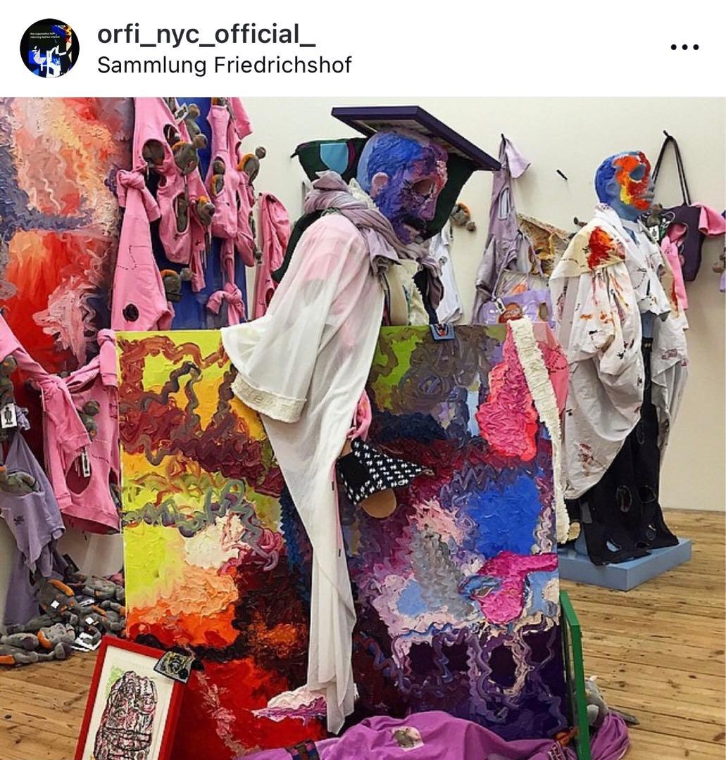 【希少】90s ORFI ノースリーブカットソー　リバーシブル仕様　ヴィンテージ